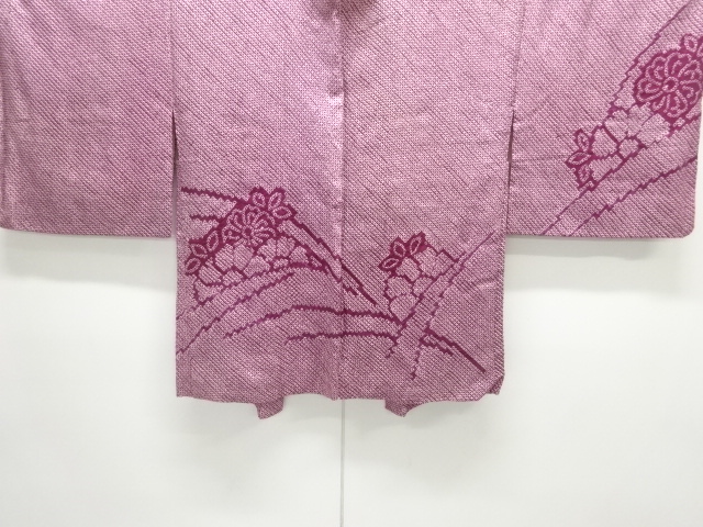 JAPANESE HAORI / ALL SHIBORI / WAVE & FLOWER